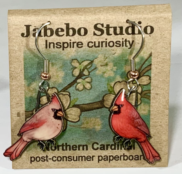 Northern-Cardinal-earrings