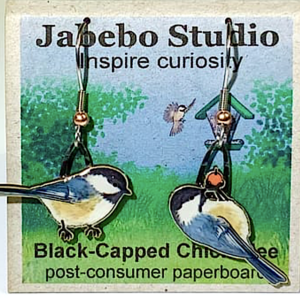 Black-capped Chickadee Earrings