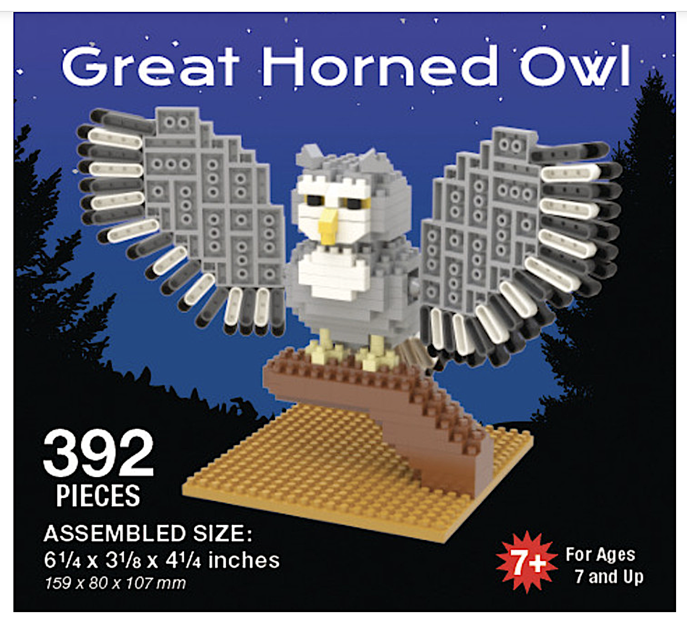 Mini Building Blocks - Owl