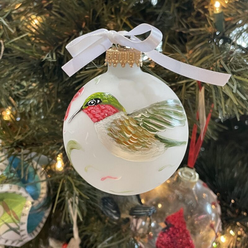 2026 Ruby-throated Humming Bird Ornament