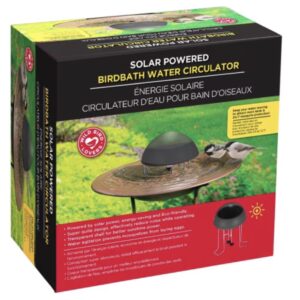Solar Birdbath Water Circulator