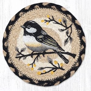Chickadee Braided Trivet
