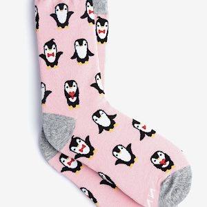 Pink Penguin Socks - On Sale!