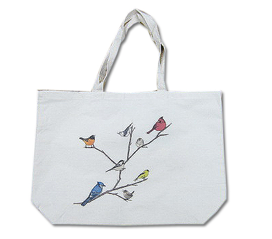 Backyard Birds Tote Bag