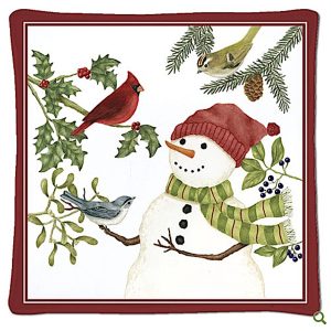Snowman & Cardinal Hot Pad